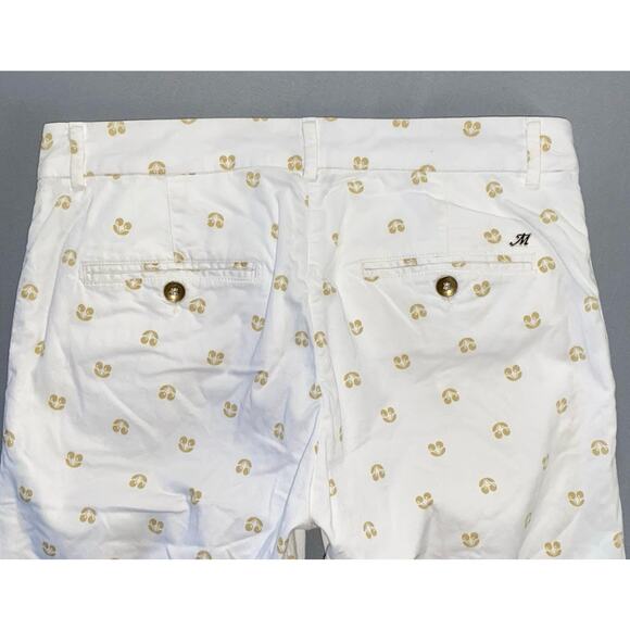 Mason's Jaqueline Capri 100% Cotton Chino Pants. Cherry Print, Tag 42. EUC!! - Picture 9 of 9